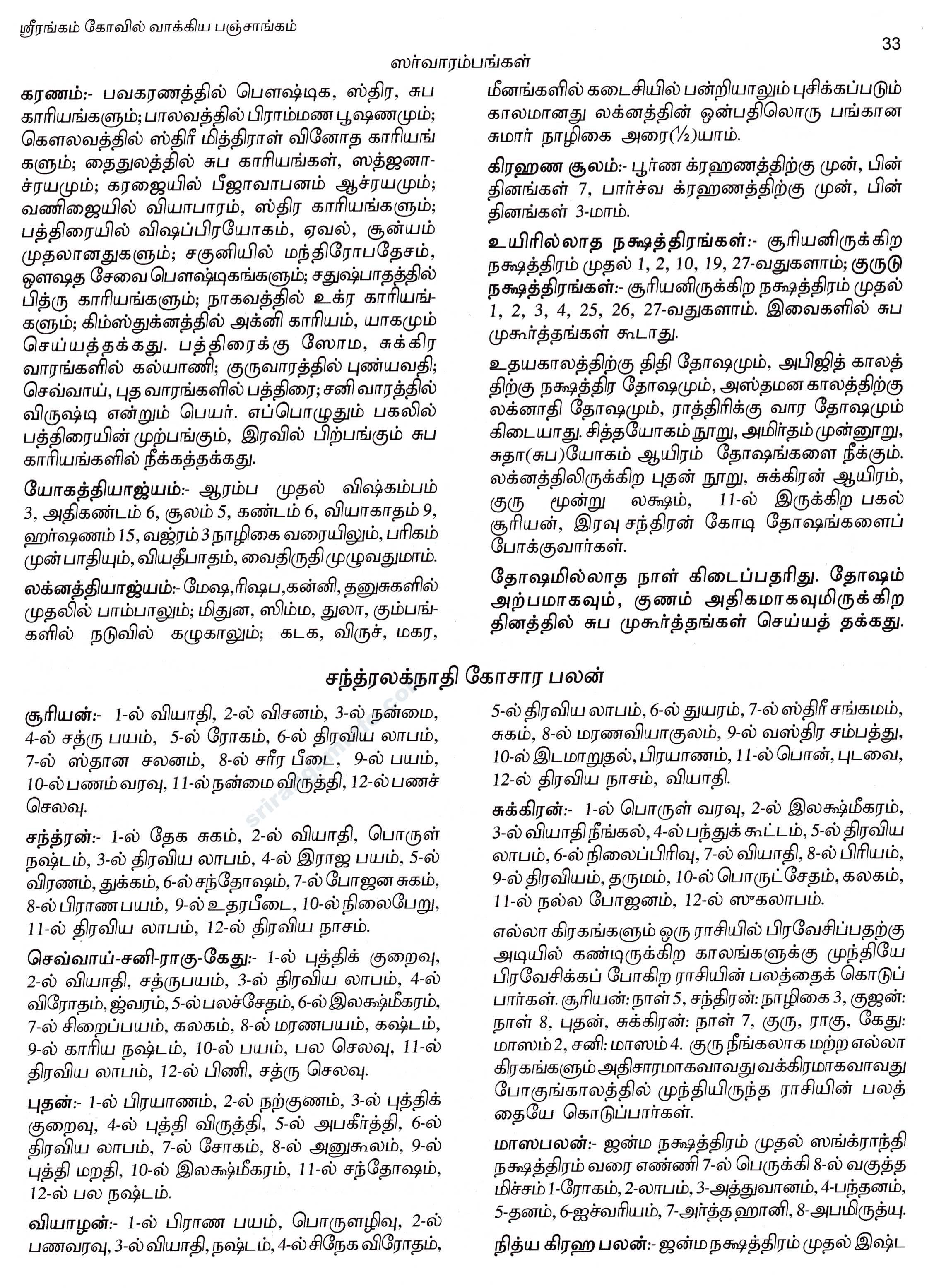 Panchangam